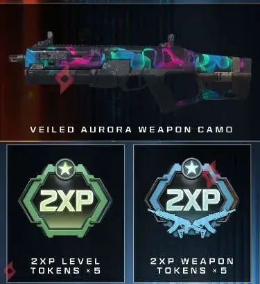 Image Camuflaje Aurora Velado Gratis y Doble XP en Warzone y BO7