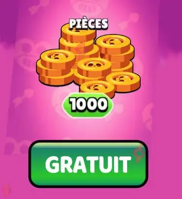 Image Consigue 1000 Monedas Gratis en la Tienda de Brawl Stars