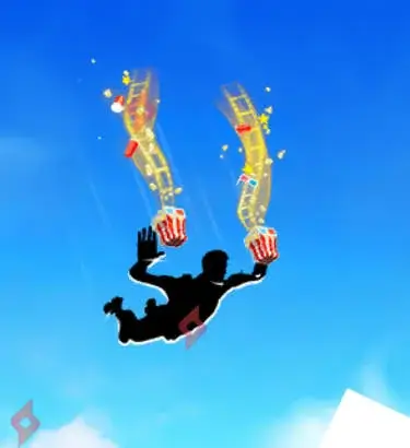 Image Estela de Descenso de Cine Gratis en Fortnite Recarga