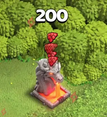 Image Reclama 200 Escamas de Dragón Gratis por Día Clash of Clans Asalto Ardiente