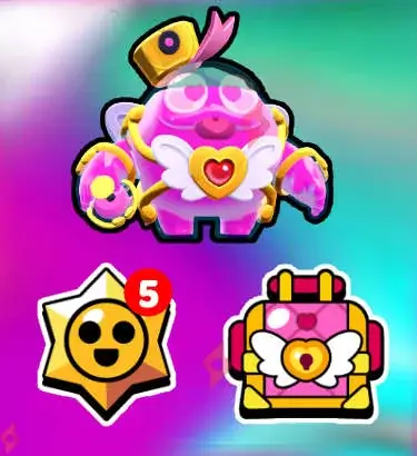 Image 5 Starr Drops + 1 Free Love Box Mega Squeak Love Potion Brawl Stars