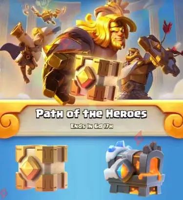 Image 7 Free Frostfire Lucky Chests & Hero Box - Path of the Heroes Clash Royale