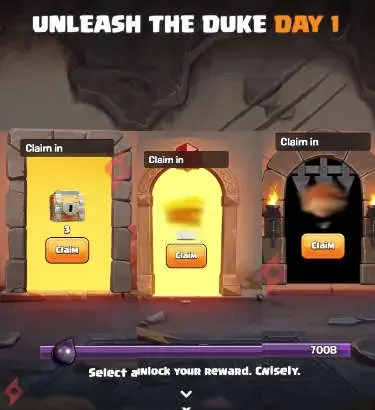 Image All Gifts Doors Day 1 Free Duke Clash of Clans