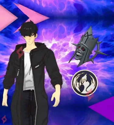 Image Free Sung Jinwoo Skin Solo Leveling Cup on Fortnite