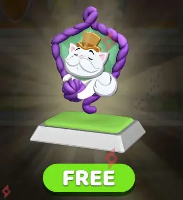 Image Get the Free Gold Top Hat Duke Shield in Monopoly GO